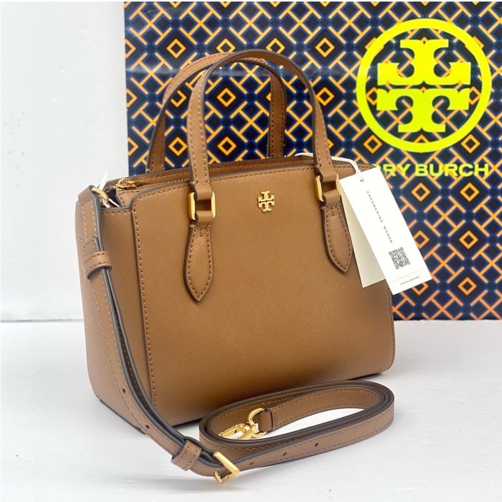 TORY BURCH EMERSON MINI NWT
TOP ZIP TOTE LEATHER CROSSBODY SATCHEL - Picture 11 of 15